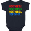 heathers girls and veronica Baby Bodysuit