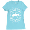 time in the saddle is never wasted Ladies Fitted T-Shirt