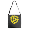45 stereo adapter Adjustable Strap Totes