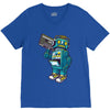 robot kicks V-Neck Tee
