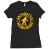 sasquatch tshirt bigfoot shirt funnyt shirt funny shirt cool t shirt a Ladies Fitted T-Shirt