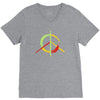 peace simbol V-Neck Tee