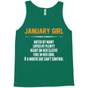 January Girl Hated By Many Tank Top