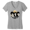 black rebel Women's V-Neck T-Shirt