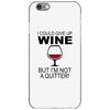 i could give up wine iPhone 6/6s Case