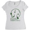 arrow you have failed this city tv series quote black white cotton t s Women's Triblend Scoop T-shirt