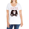 crimson red Ladies Curvy T-Shirt