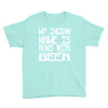 my indian name is runs with beer Youth Tee