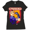 rosie the retrogamer Ladies Fitted T-Shirt