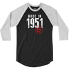 Made In 1951 All Original Parts 3/4 Sleeve Shirt