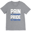 pain is temporary pride is forever V-Neck Tee