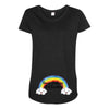 You're Looking At A Rainbow Maternity Scoop Neck T-shirt