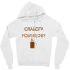 grandpa powered by coffee Zipper Hoodie