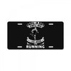 simple man running License Plate