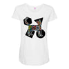 Colorful Cat Maternity Scoop Neck T-shirt