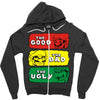 mario western Zipper Hoodie