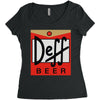 duff parody deff Women's Triblend Scoop T-shirt