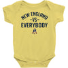 New England VS Everybody Baby Onesie