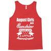 August Girls Are Sunshine Mixed With A Little Hurricane Tank Top