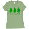 run forest run Ladies Fitted T-Shirt