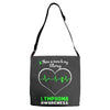 lymphoma awareness story Adjustable Strap Totes