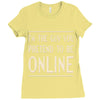 the guy you pretend to be online Ladies Fitted T-Shirt