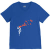 banksy headshot butterfly V-Neck Tee