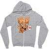 pizzaa monster Zipper Hoodie