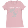 i don't i couldn't give a rats Ladies Fitted T-Shirt