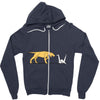 bird dog Zipper Hoodie