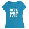 best. mom. ever Women's Triblend Scoop T-shirt