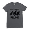 run forest run Ladies Fitted T-Shirt