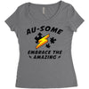 au some Women's Triblend Scoop T-shirt
