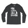 eat sleep sail repeat Long Sleeve Shirts