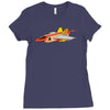 top bun Ladies Fitted T-Shirt