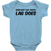 guns don't kill people lag does Baby Onesie