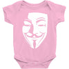 v per vendetta face film horror cinema&amp;tv Baby Onesie