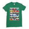 vw camper van fronts, ideal gift or birthday present Ladies Fitted T-Shirt