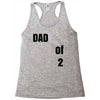dad of 2 Racerback Tank