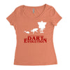 dart evolution stranger dustin tv show Women's Triblend Scoop T-shirt