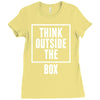 think outside the box Ladies Fitted T-Shirt