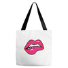 sexy lip biting Tote Bags