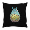 totoro forest Throw Pillow