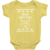 meowy christmas Baby Onesie