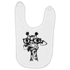 nerd giraffe Baby Bibs