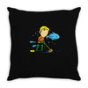part time job   aquarium Throw Pillow