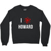 i heart howard Crewneck Sweatshirt