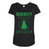 gravity falls oregon pine Maternity Scoop Neck T-shirt