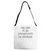 motivation Adjustable Strap Totes