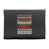 santa only comes once a year husband is always here to cheer Accessory Pouches